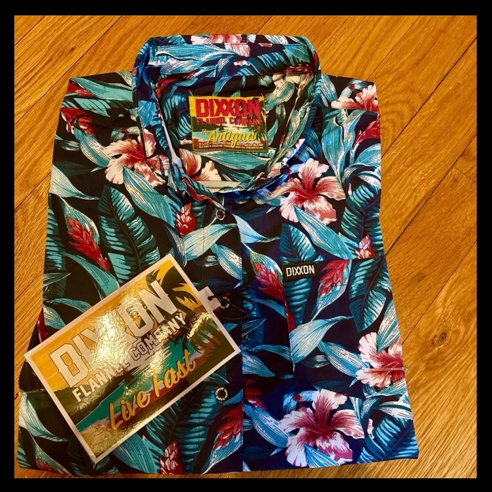 Dixxon Party Shirt "The Antigua" WOMENS SMALL Brand New with sticker tag Small